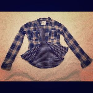 H&M plaid flannel top 💎